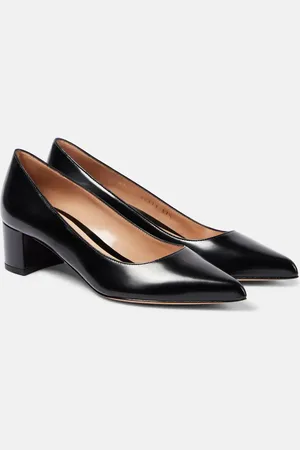 Gianvito Rossi Polished leather pumps