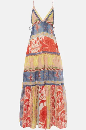 Etro Printed cotton and silk maxi dress