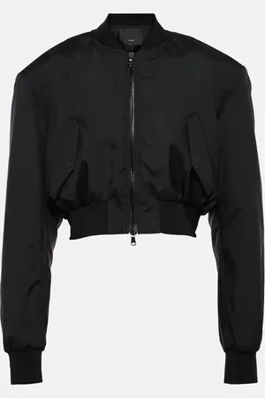 WARDROBE.NYC Cropped bomber jacket