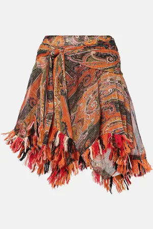 Isabel Marant Dova paisley asymmetric miniskirt