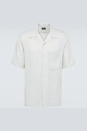 Ermenegildo Zegna Linen bowling shirt