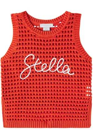 Stella McCartney Open-knit cotton sweater vest
