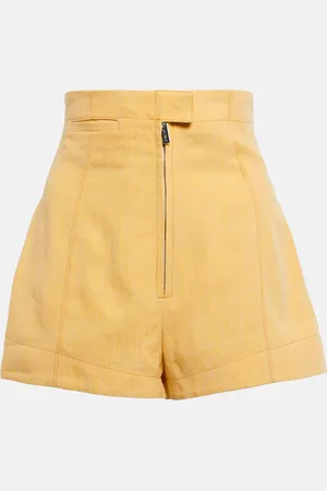 Jacquemus Le Short Areia high-rise linen-blend shorts