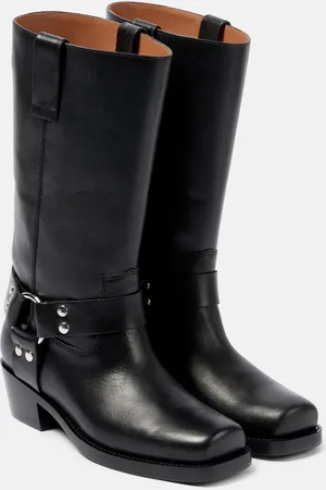 PARIS TEXAS Roxy leather biker boots