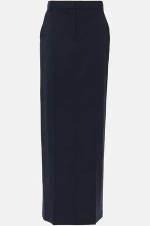 Max Mara Circeo wool maxi skirt