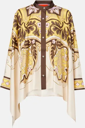 La DoubleJ Foulard silk shirt