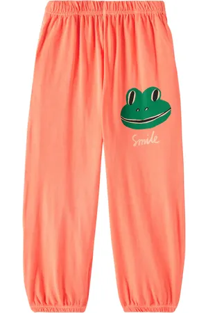 Jelly Mallow Smiling Frog cotton sweatpants