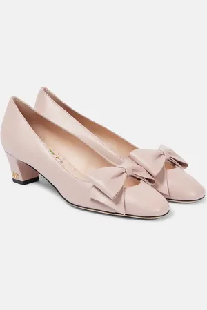 VALENTINO GARAVANI Bowow 45 leather pumps
