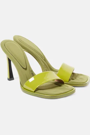 The Attico Mia 95 patent leather mules