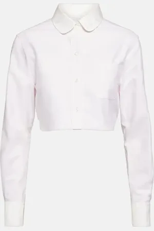 Thom Browne Cropped cotton shirt