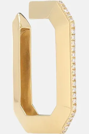 Eera EÃ©ra Sabrina 18kt single ear cuff with diamonds