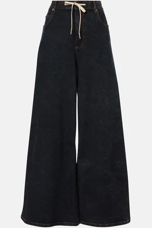 Marni High-rise wide-leg jeans