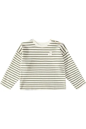 BONPOINT Gaya striped cotton-blend sweatshirt