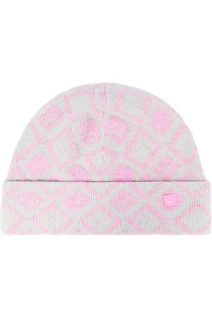 Acne Studios Jacquard cotton and wool beanie