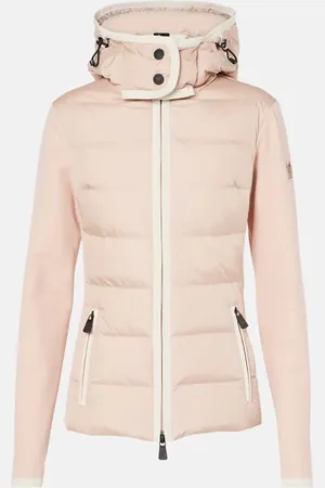 Moncler Down-paneled zip-up cardigan