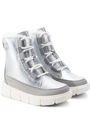 sorel Sorel Explorer III Lace metallic leather ankle boots