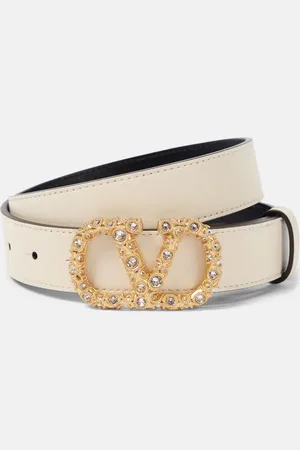 VALENTINO GARAVANI VLogo Signature embellished leather belt