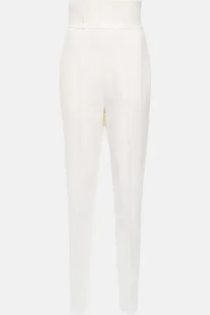 Nensi Dojaka Bridal slim wool-blend pants
