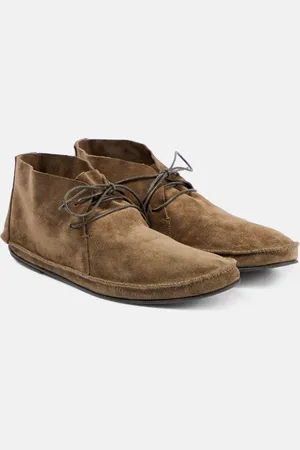 The Row Tyler suede ankle boots