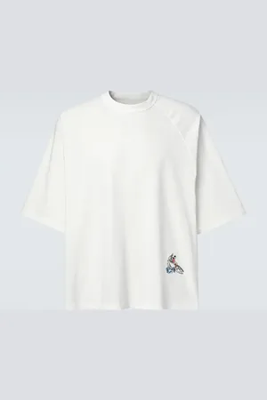 Bottega Veneta Embroidered cotton jersey T-shirt