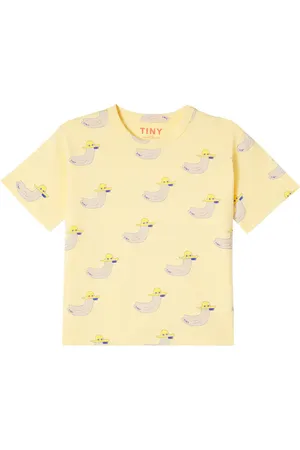 Tiny Cottons Ducks printed cotton T-shirt