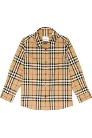 Burberry Check cotton-blend shirt