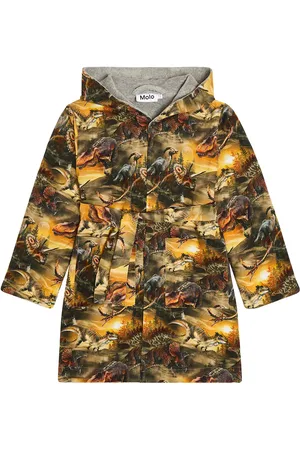 Molo Wave printed cotton-blend robe