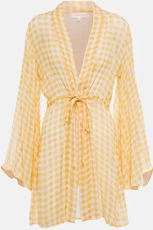 ALEXANDRA MIRO Checked minidress