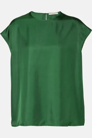 ASCENO Dasha silk twill top