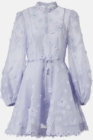 ZIMMERMANN Matchmaker Lift Off linen and silk minidress