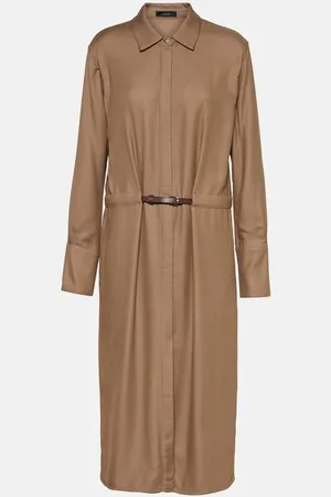 Joseph Daval twill midi dress