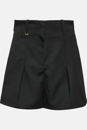 Jacquemus Le Short Bari pleated wool shorts