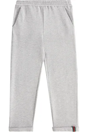 Gucci Web Stripe cotton jersey sweatpants
