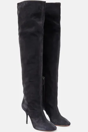 Alaïa AlaÃ¯a Fluide 90 suede boots