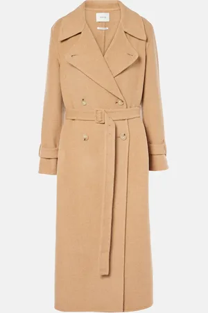 Vince Belted double-breasted wool-blend coat