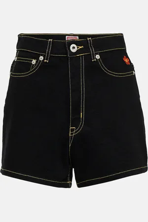 Kenzo High-rise denim shorts