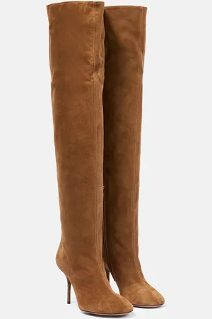 Alaïa AlaÃ¯a Fluide 90 suede boots