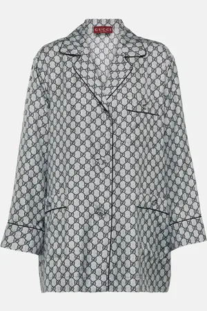 Gucci GG silk twill shirt