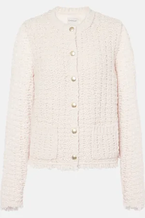 Moncler Down-paneled wool-blend cardigan