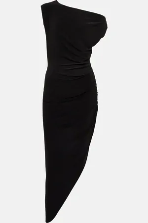 Norma Kamali Off-shoulder jersey gown