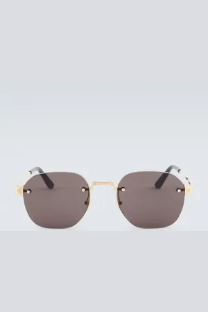 Cartier Santos de Cartier round sunglasses
