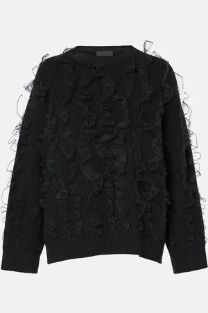 VALENTINO Embroidered wool sweater