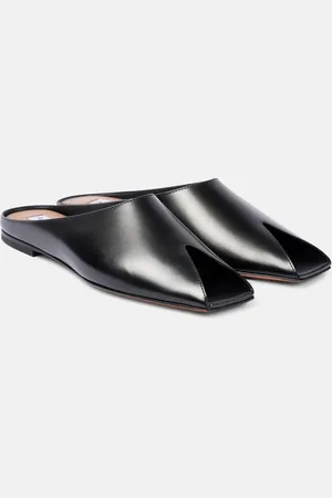 Alaïa AlaÃ¯a Spike leather mules