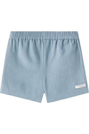 Donsje Baby Cyriel striped cotton jersey shorts