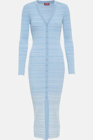 Staud Shoko cardigan midi dress