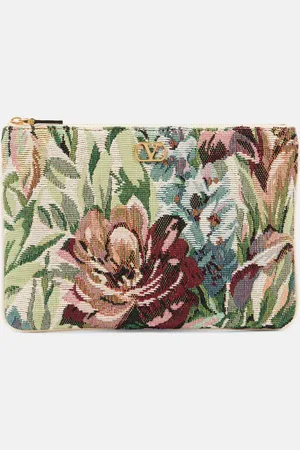 VALENTINO GARAVANI VLogo Signature Small jacquard pouch