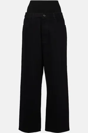 Alaïa AlaÃ¯a High-rise straight jeans