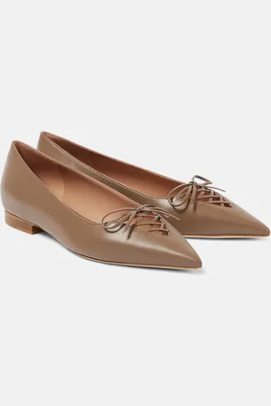 MALONE SOULIERS Hedy 10 leather ballet flats