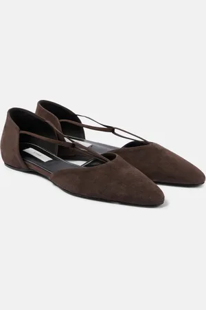 Totême Suede ballet flats