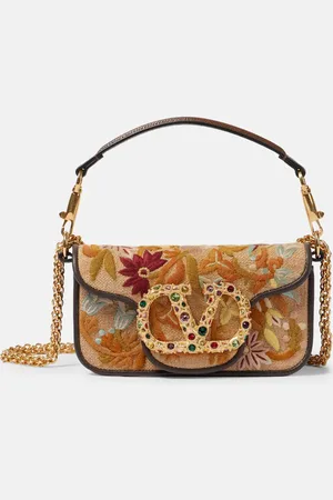 VALENTINO GARAVANI LocÃ² Small embroidered shoulder bag